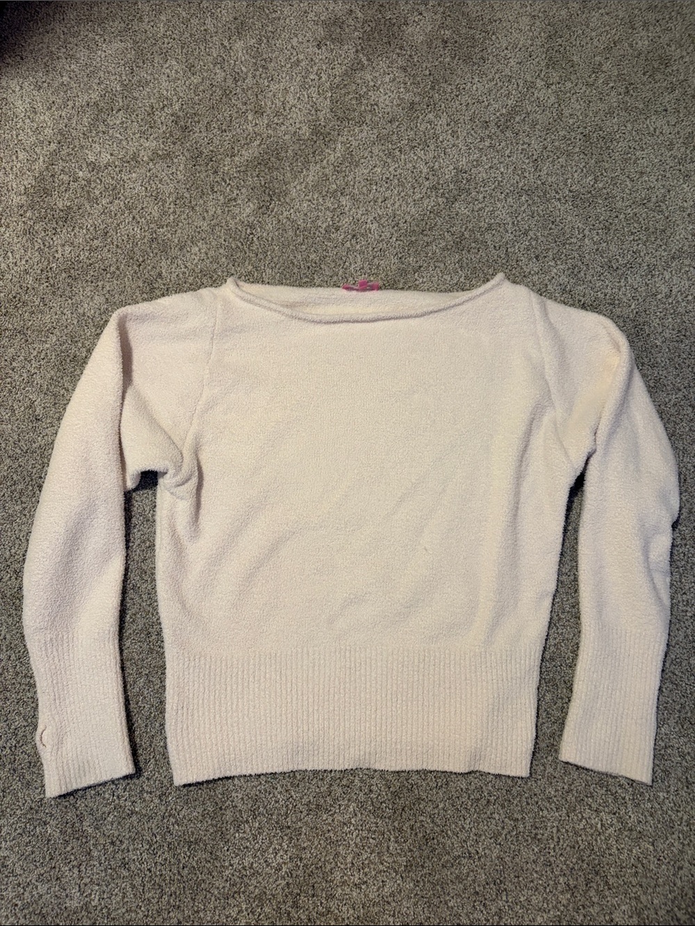 Edikted White Off-Shoulder Knit Sweater